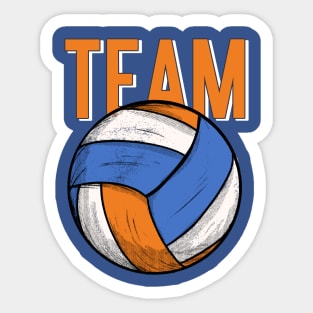 Volleyball team Sticker